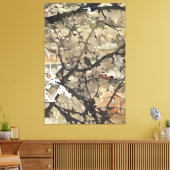 Oiseau dans la toile étirée de l'arbre Imprimer (Insitu(Salon))