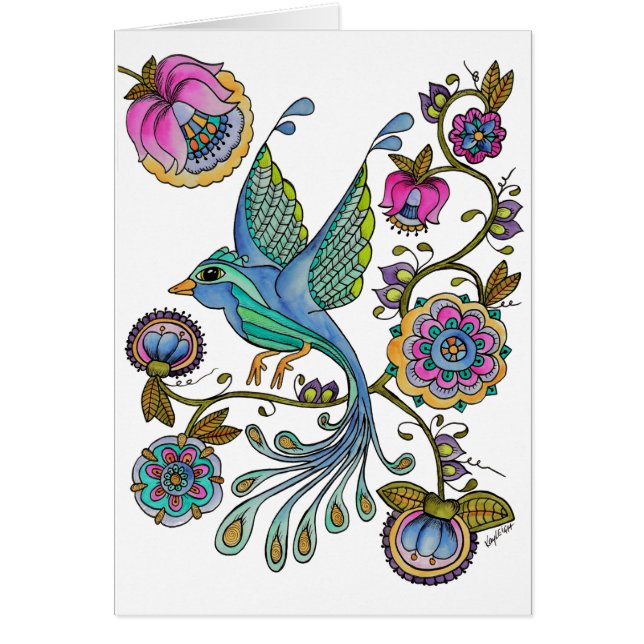 Oiseau dans le paradis (Devant)