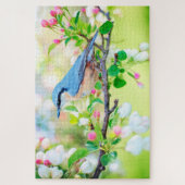 oiseau dans le puzzle du printemps (Vertical)