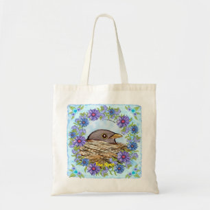 Oiseau Dans Le sac fourre-tout Nid