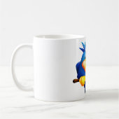 Oiseau Dans Une Mug De Chapeau De Père Noël (Gauche)