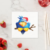 Oiseau Dans Une Serviette En Papier De Chapeau Au  (En situation)