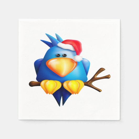 Oiseau Dans Une Serviette En Papier De Chapeau Au  (Devant)