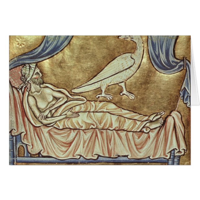 Oiseau de Caladrius, réputé prévoir (Devant horizontal)