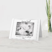 Oiseau de carte de note de paradis (Dos)