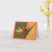 Oiseau de carte de paradis (Fleur jaune)