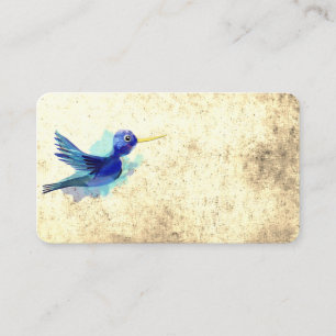 OISEAU DE COULEUR D'EAU carte de visite