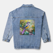 Oiseau de fantaisie Geai Violet Touffeté (Verso)