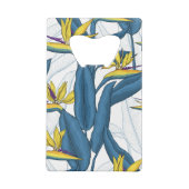 Oiseau de fleurs de paradis sur blanc (Dos)