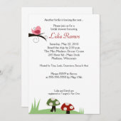 Oiseau de forêt 5x7 Invitation de la douche nuptia (Devant / Derrière)