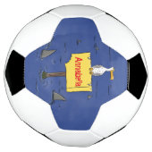 Oiseau de mer amusant entouré de dessins animés de (Tourné)