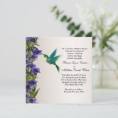 Oiseau de mer et Violettes violettes Invitations d (Debout devant)