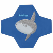 Oiseau de mer mola mola mignonne caricature (Plat)