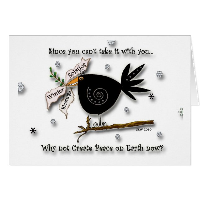 Oiseau de paix (Devant Horizontal)