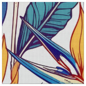 Oiseau de paradis tissu motif (Fermer)