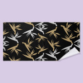 Oiseau de Paradise Flower Fabric Imprimer (Serviette de bain)