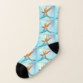 Oiseau de Paradise Unisex Chaussettes (Gauche - extérieur)