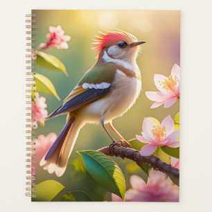 Oiseau de Paruline Imaginaire à tête rouge