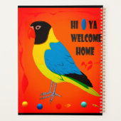 Oiseau de perroquet image art parfait (Dos)