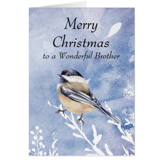 Oiseau de poule de Noël Frère d'hiver Personnalisé (Devant)