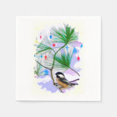 Oiseau de poulet dans les serviettes en papier d'a (Devant)
