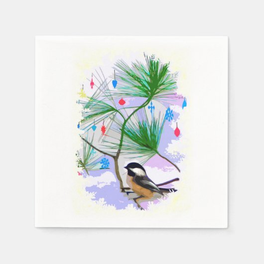 Oiseau de poulet dans les serviettes en papier d'a (Devant)