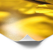 Oiseau de pousse en Forsythia Fleurs Photo Imprime (Coin)