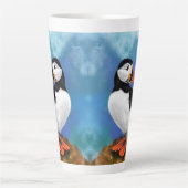 Oiseau de Puffin de l'Atlantique Mug latte (Devant)