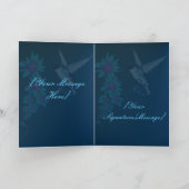 Oiseau de ronflement dans la carte bleue (Intérieur)