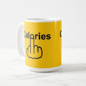 Oiseau de tasse renversant des calories (Devant gauche)