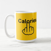 Oiseau de tasse renversant des calories (Gauche)