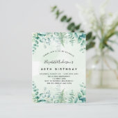 Oiseau de verdure eucalyptus invitation forêt (Debout devant)