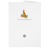 Oiseau d'État noir du cardinal de l'Ohio (Dos)