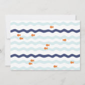 Oiseau d'or Invitation de la fête de photos (Dos)