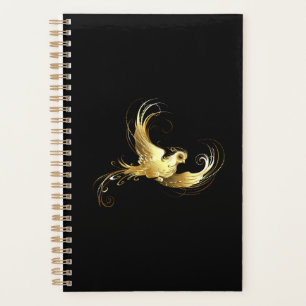 Oiseau d'or sur Arrière - plan noir