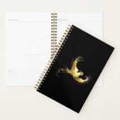 Oiseau d'or sur Arrière - plan noir (Devant avec enveloppe)