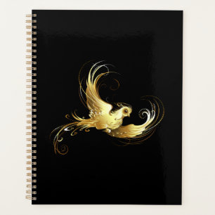 Oiseau d'or sur Arrière - plan noir