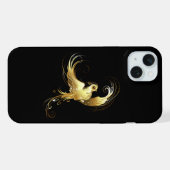 Oiseau d'or sur Arrière - plan noir (Verso Horizontal)