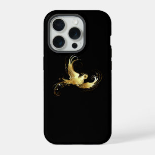 Oiseau d'or sur Arrière - plan noir