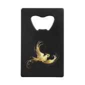 Oiseau d'or sur Arrière - plan noir (Dos)