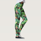 Oiseau du Paradis dans la Jungle Leggings tropicau (Droite)