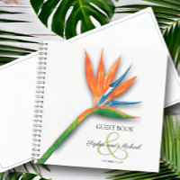 Oiseau du Paradis Livre d'Invité Mariage