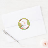 Oiseau du Paradis Stickers Mariage Tropical Favor (Enveloppe)