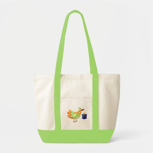 Oiseau et cadeau, sac (Devant)