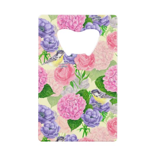 Oiseau et fleurs (Devant)