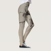 OISEAU ET FLEURS Leggings IMPRIMÉS (Droite)