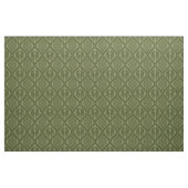Oiseau et grenade, Tissu vert olive (Yard)