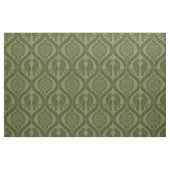 Oiseau et grenade, Tissu vert olive (Fat Quarter)