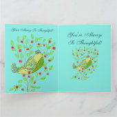 Oiseau Et Merci Fleuri (Intérieur)