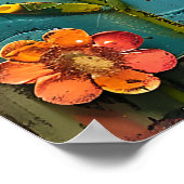 OISEAU ET POSTER FLORAL (Coin)